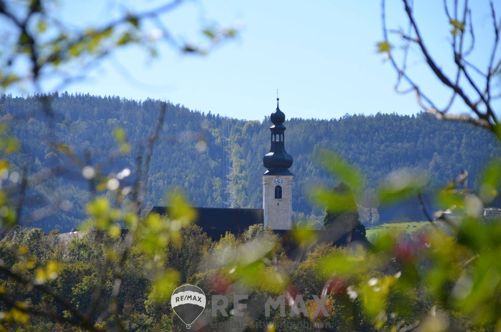 Ausblick auf Schloss Gloggnitz