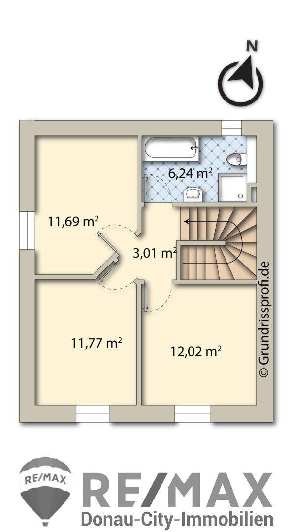 16. OG Grundriss unmöbliert