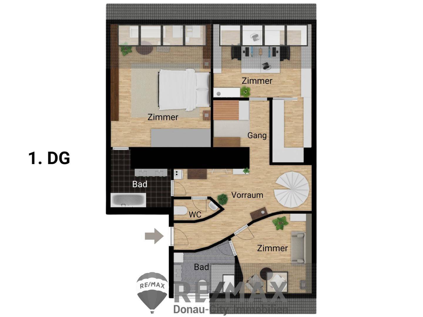 17. Eigentumswohnung 1060 Wien - Grundriss