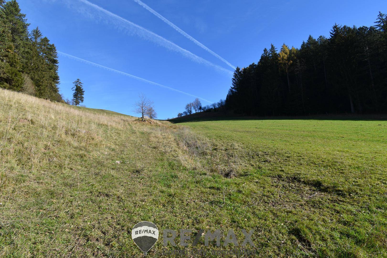 Traumhafte Landschaft hinter dem Haus