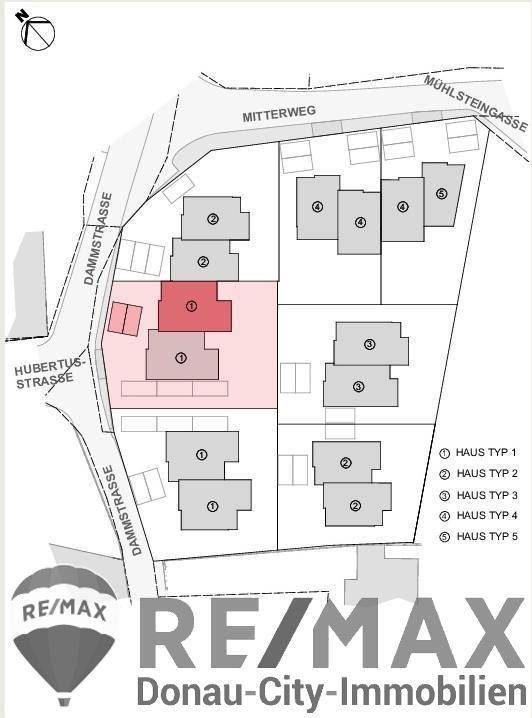 08. Doppelhaushälfte 2301 Mühlleiten Lageplan