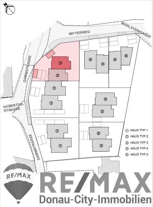 08. Doppelhaushälfte 2301 Mühlleiten Lageplan