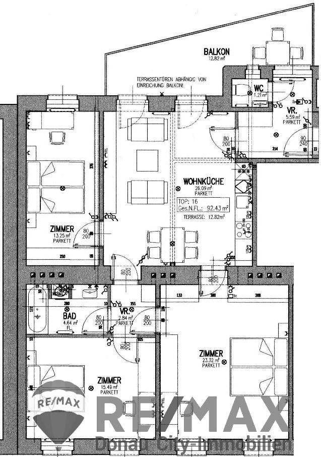 21. Eigentumswohnung 1020 Wien Grundriss