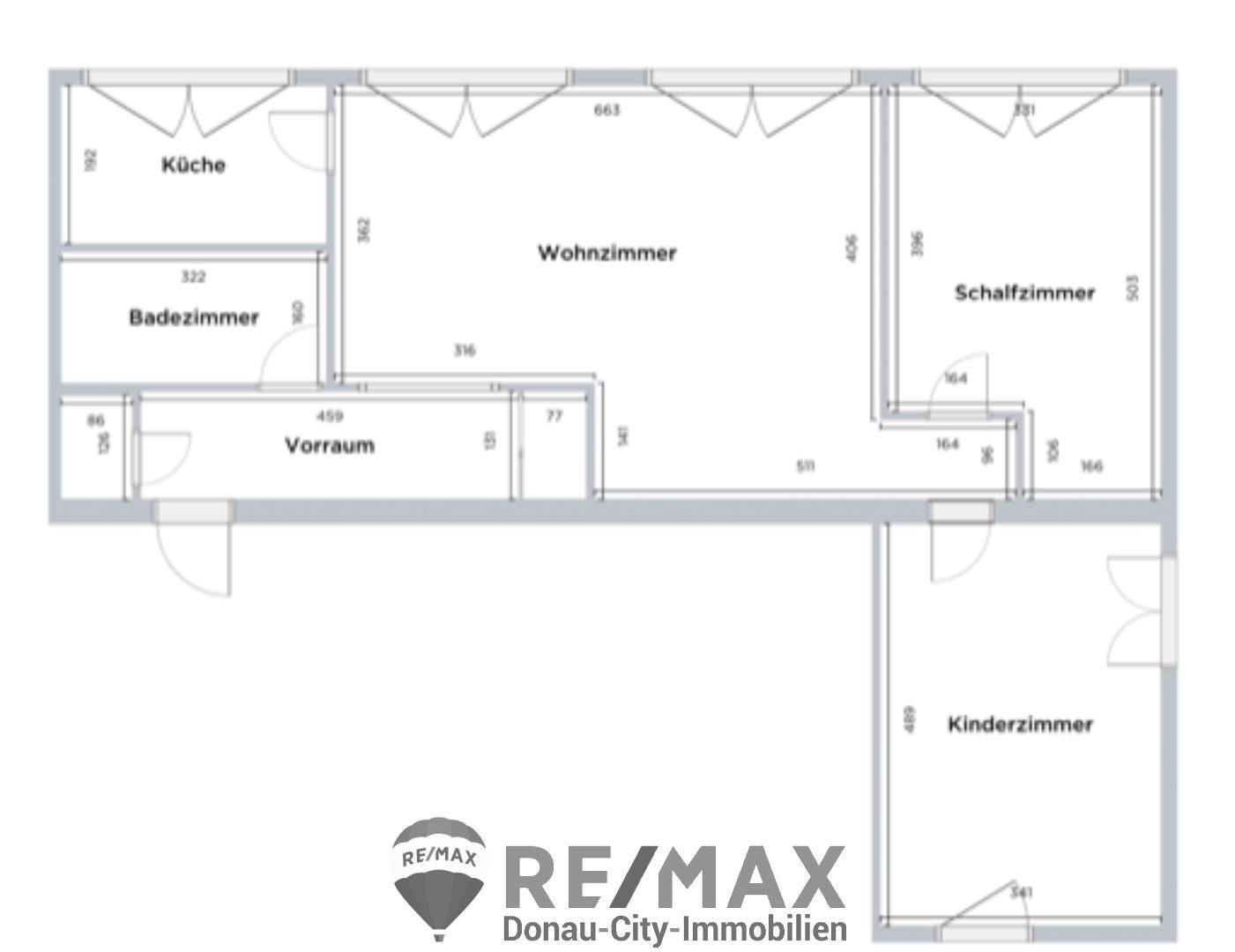 13. Eigentumswohnung 1190 Wien - Grundriss