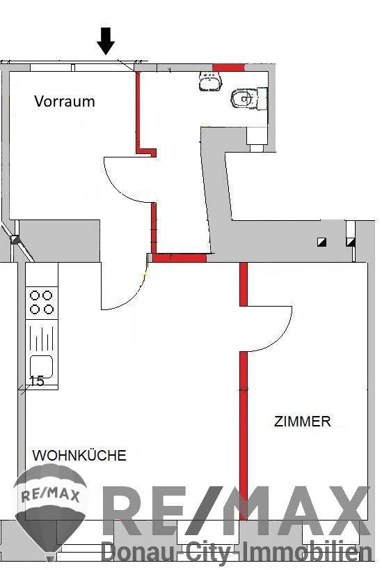 08. Eigentumswohnung 1060 Wien - Grundriss