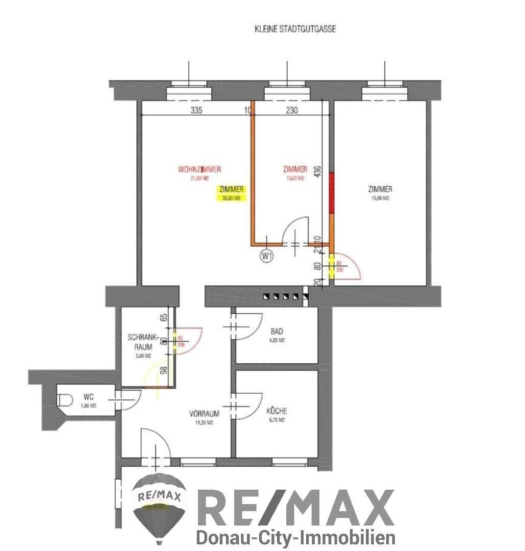 16. Grundriss Eigentumswohnung 1020 Wien