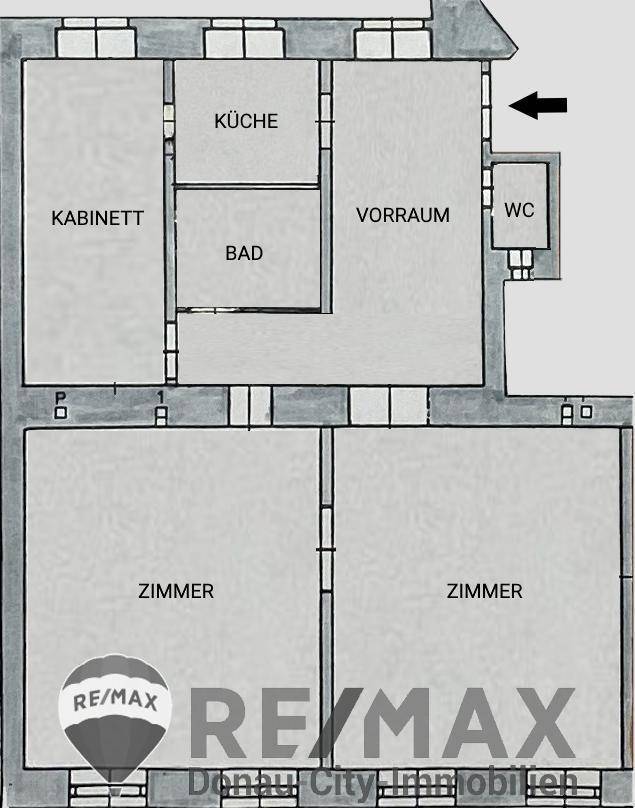 12. Eigentumswohnung 1070 Wien - Grundriss