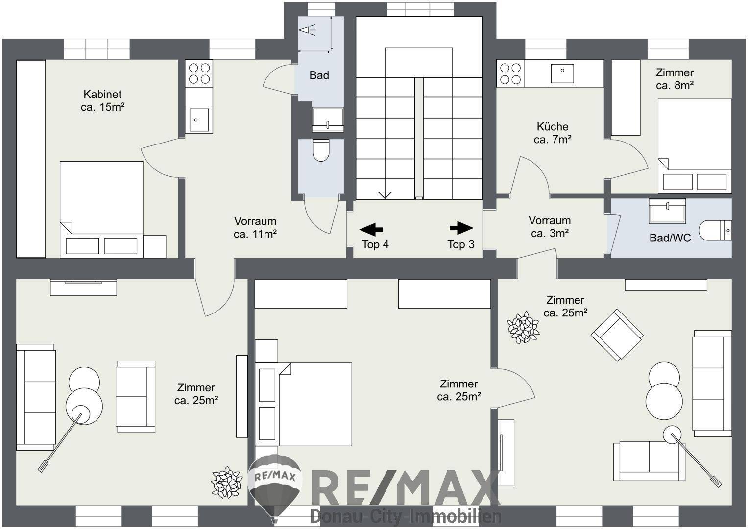 Obergeschoss - 2D Floor Plan