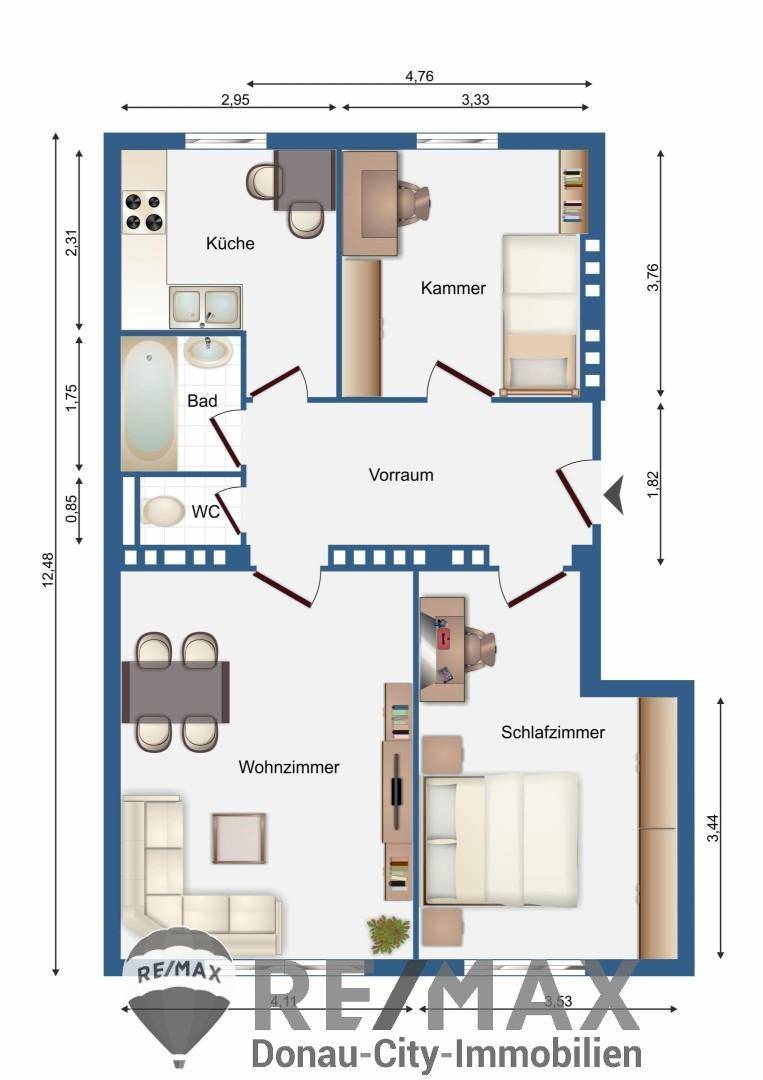 Grundrissplan