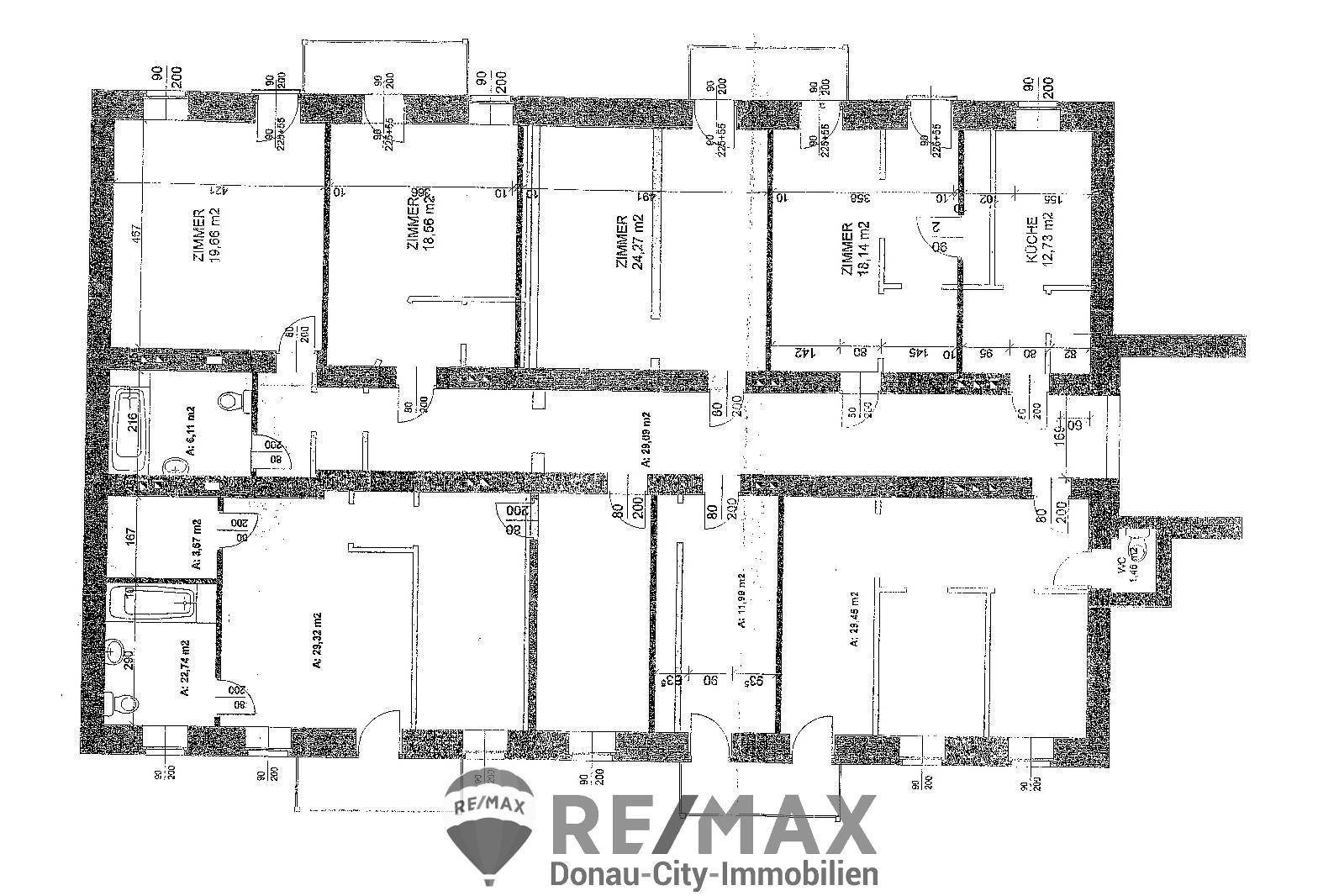 16.Mietwohnung 1020 Wien - Grundriss