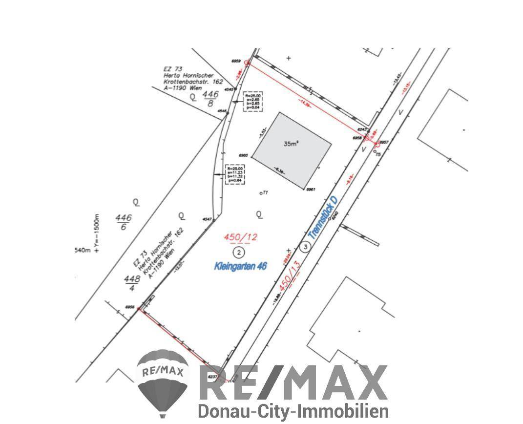 06. Baugrund 1190 Wien - Grundriss
