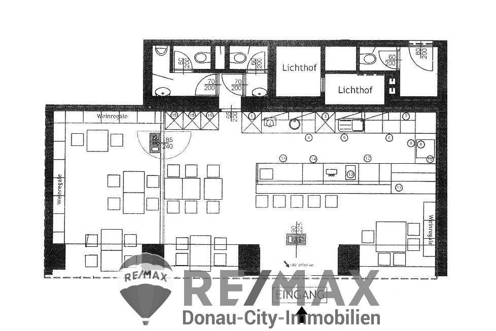 03. Geschäftslokal 1040 Wien - Grundriss