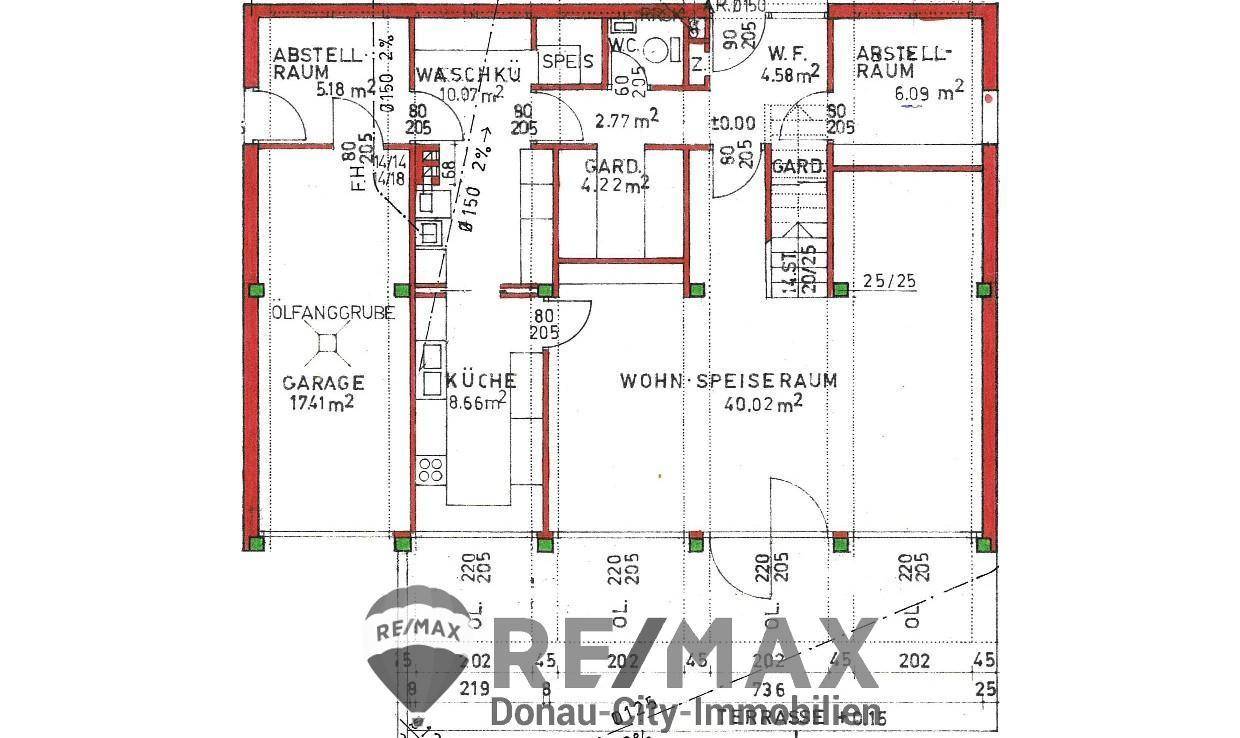 21. Einfamilienhaus 1210 Wien - Grundriss EG