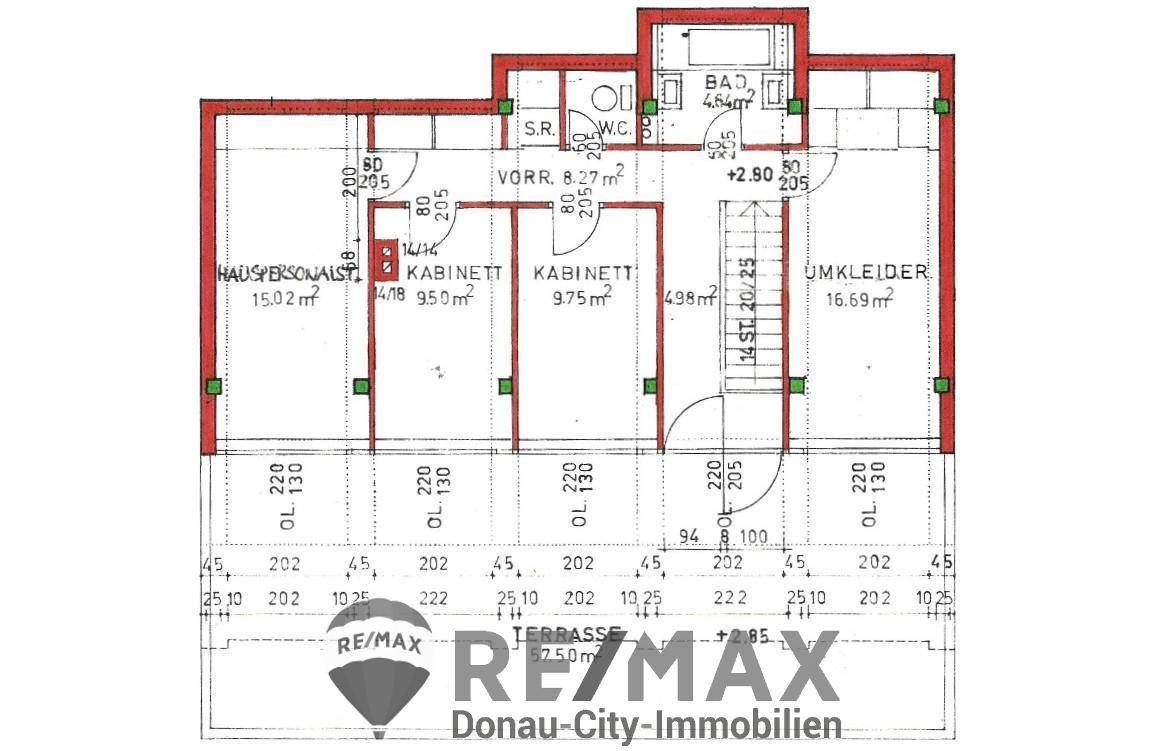 20. Einfamilienhaus 1210 Wien Grundriss 1. Stock