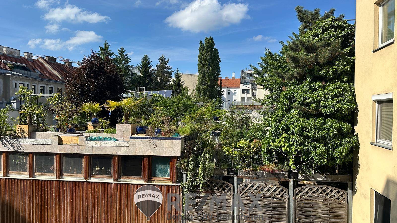 Ausblick vom Wohnzimmer