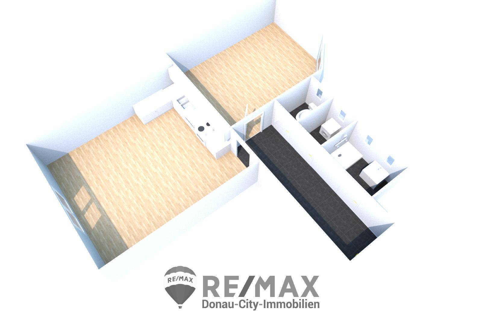 12. Eigentumswohnung 1210 Wien - Grundriss 3D