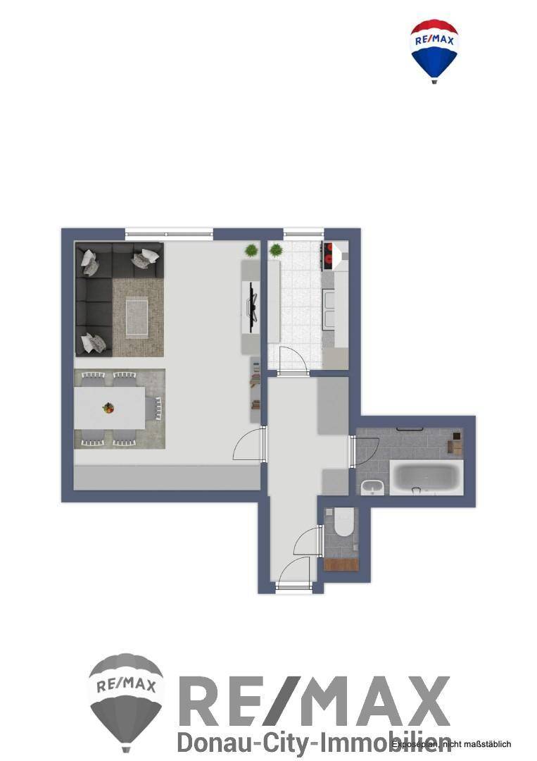 Grundriss ETW in 2500 Baden