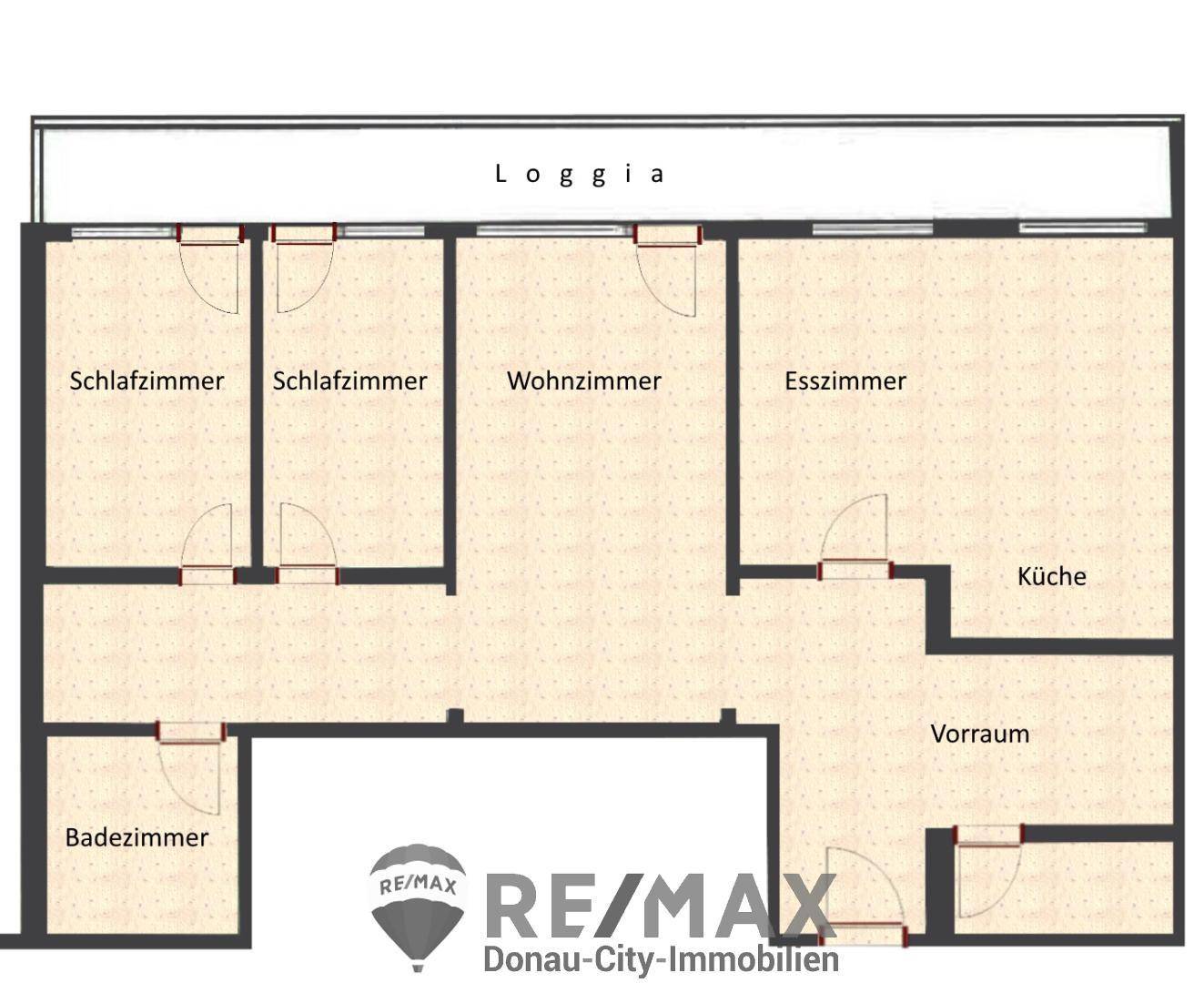 11. Mietwohnung 1220 Wien - Grundriss