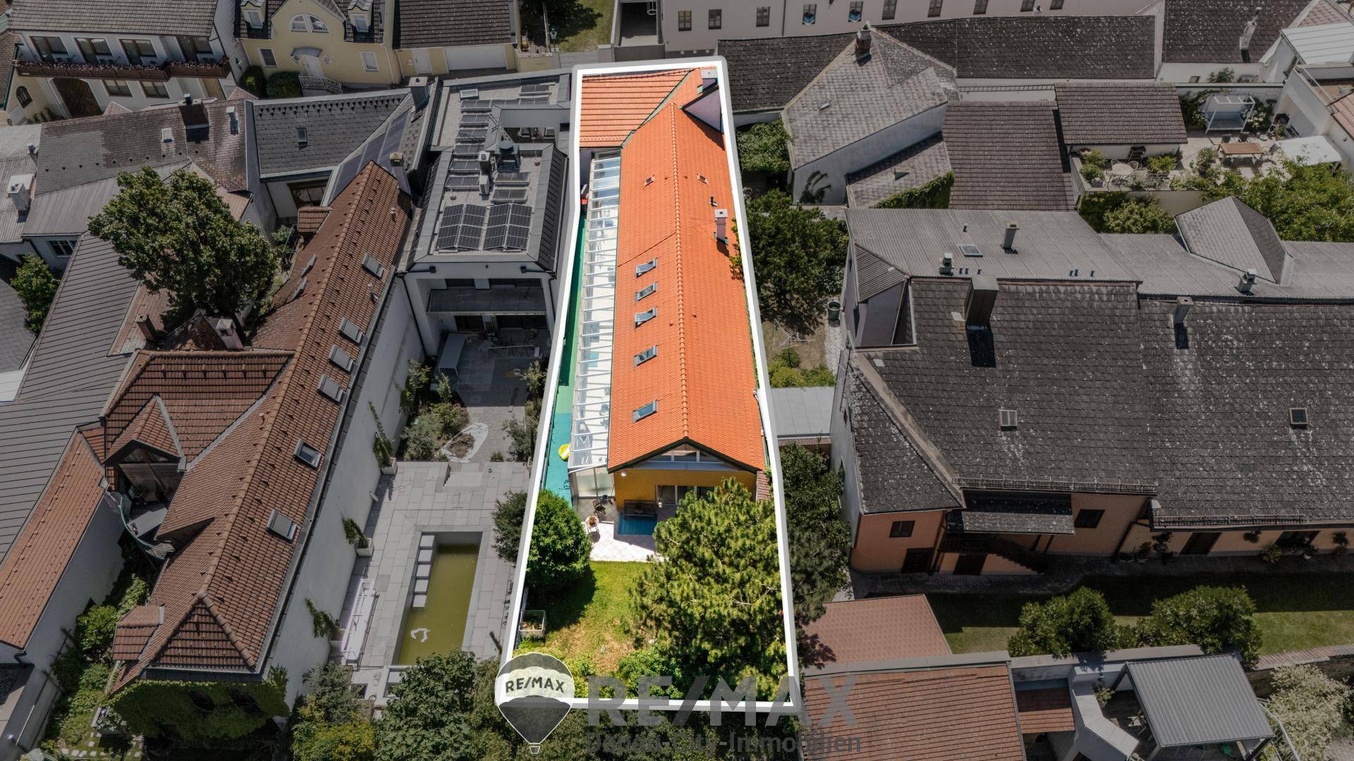 Gesamtliegenschaft von Oben