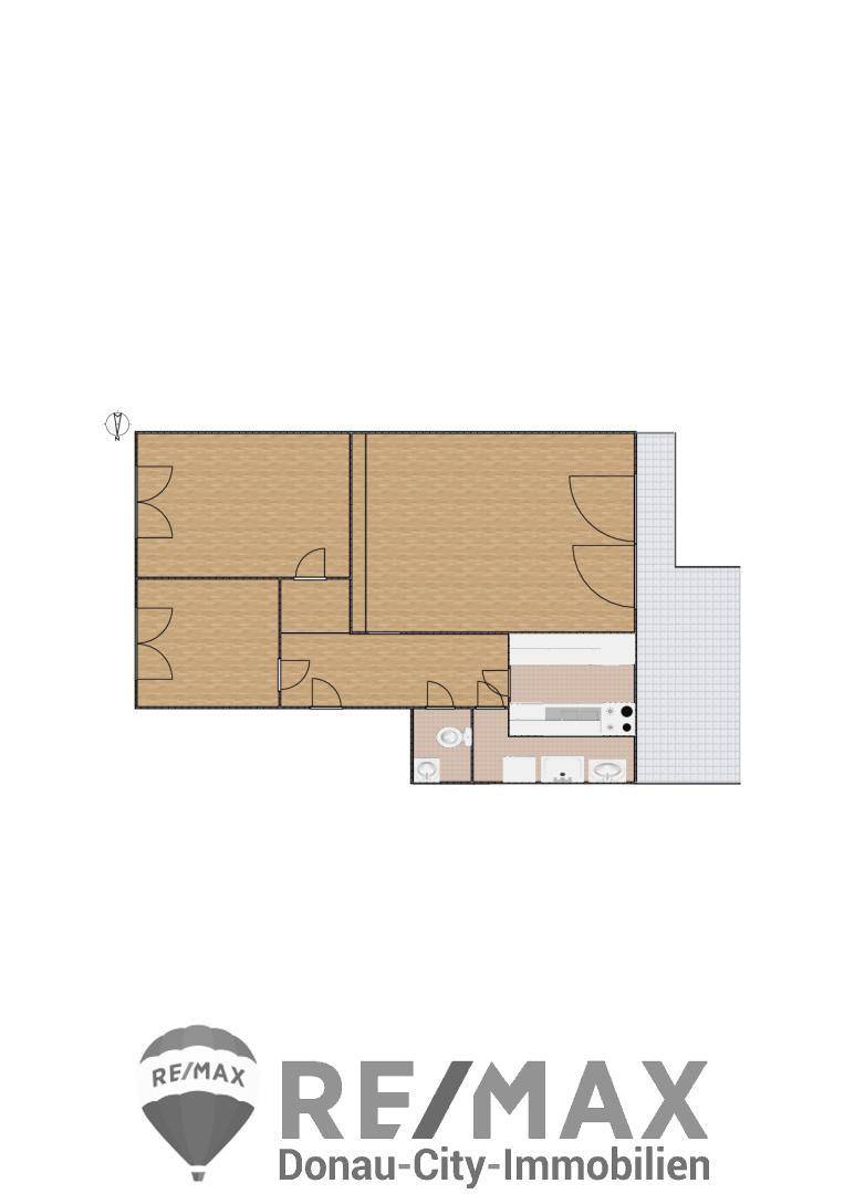 17. Eigentumswohnung 1100 Wien - Grundriss