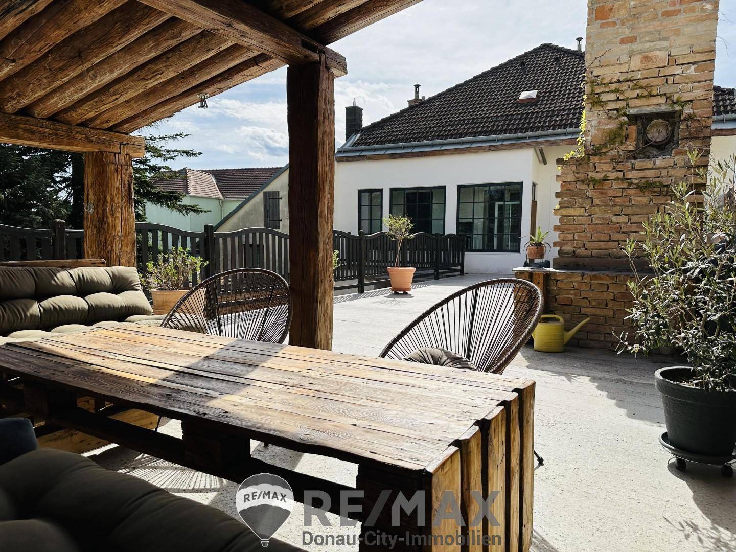Dachterrasse mit Chill-out-Lounge