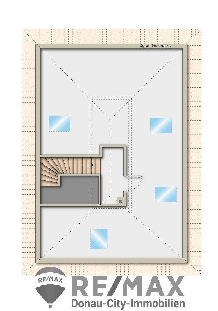27. Bungalow 2630 Ternitz Grundriss Dachboden