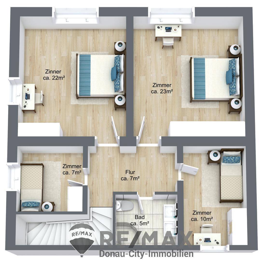 3D Floor Plan OG