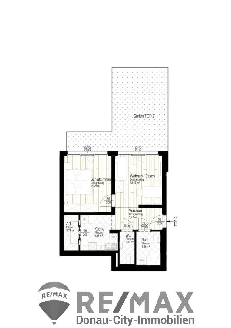 12.. Mietwohnung 1110 Wien - Grundriss