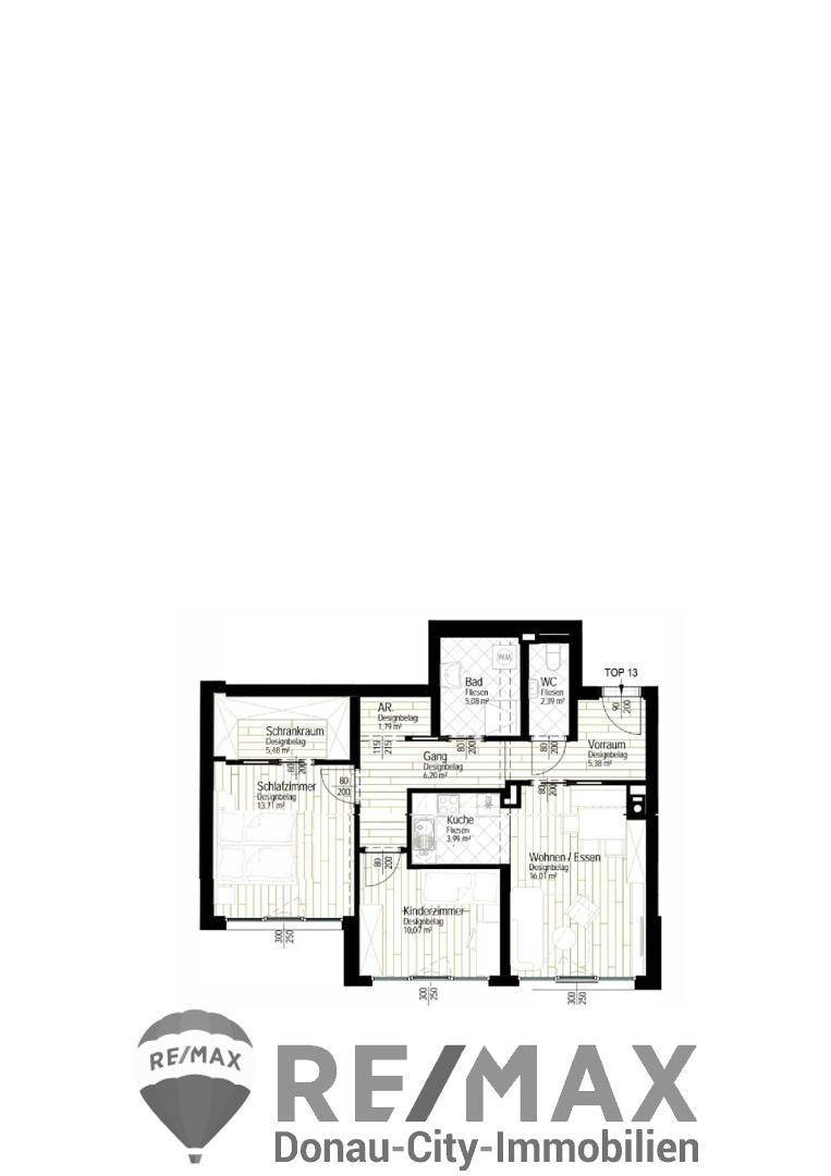 15. Mietwohnung 1110 Wien - Grundriss