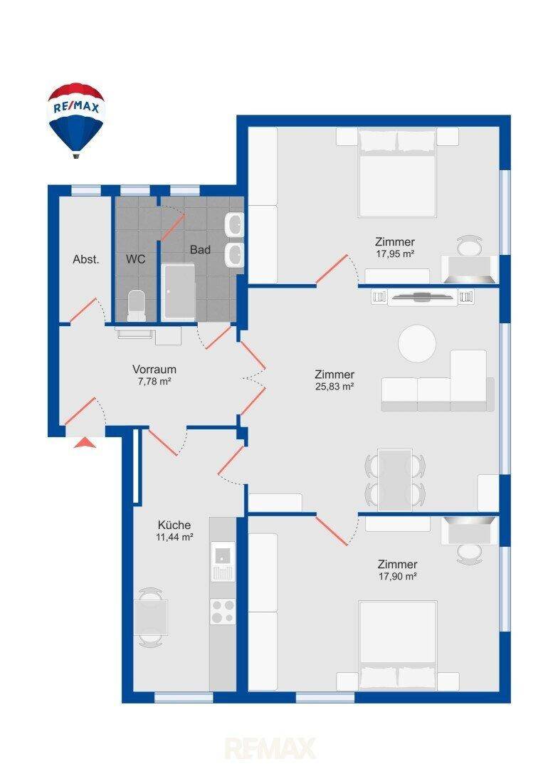 Grundrissplan