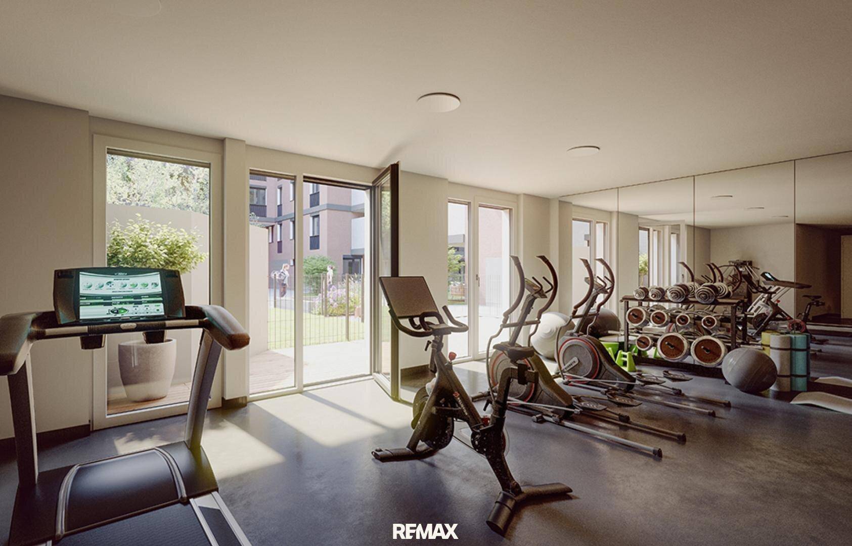 Fitnessraum| ETW 1220 Wien KI bearbeitet