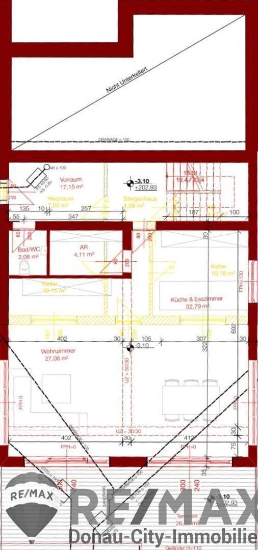 "Klosterneuburg - Rohbau auf Baurechtsgrund" - Ansicht 4