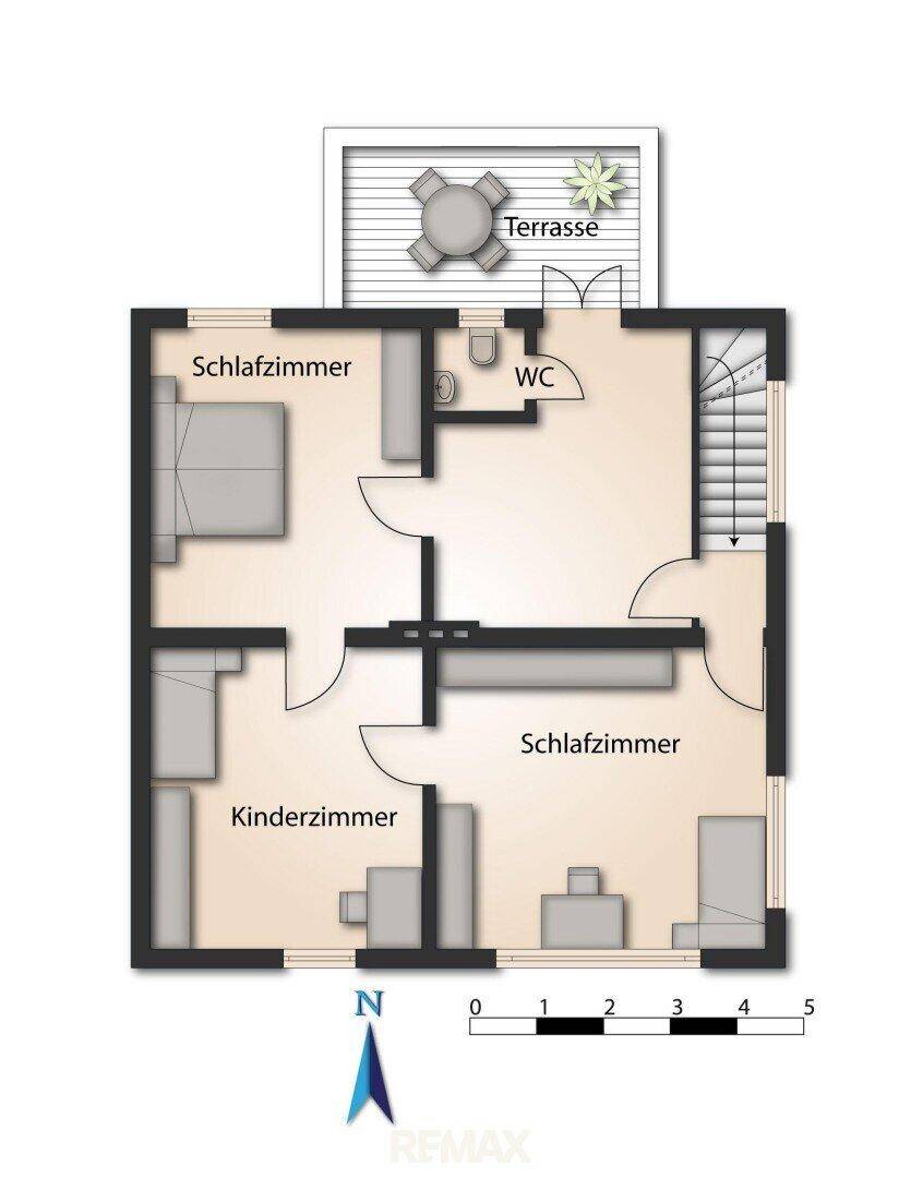 Plan OG möbliert