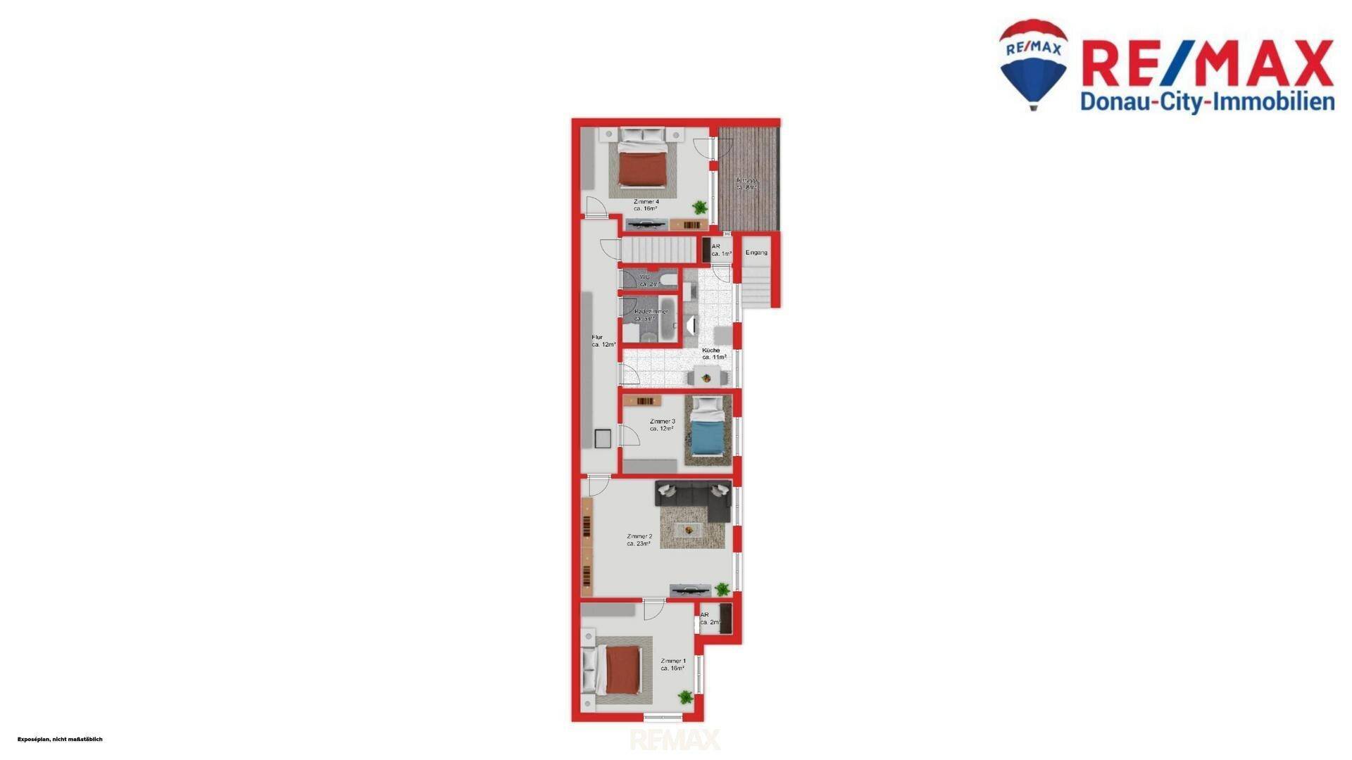 Plan Obergeschoss