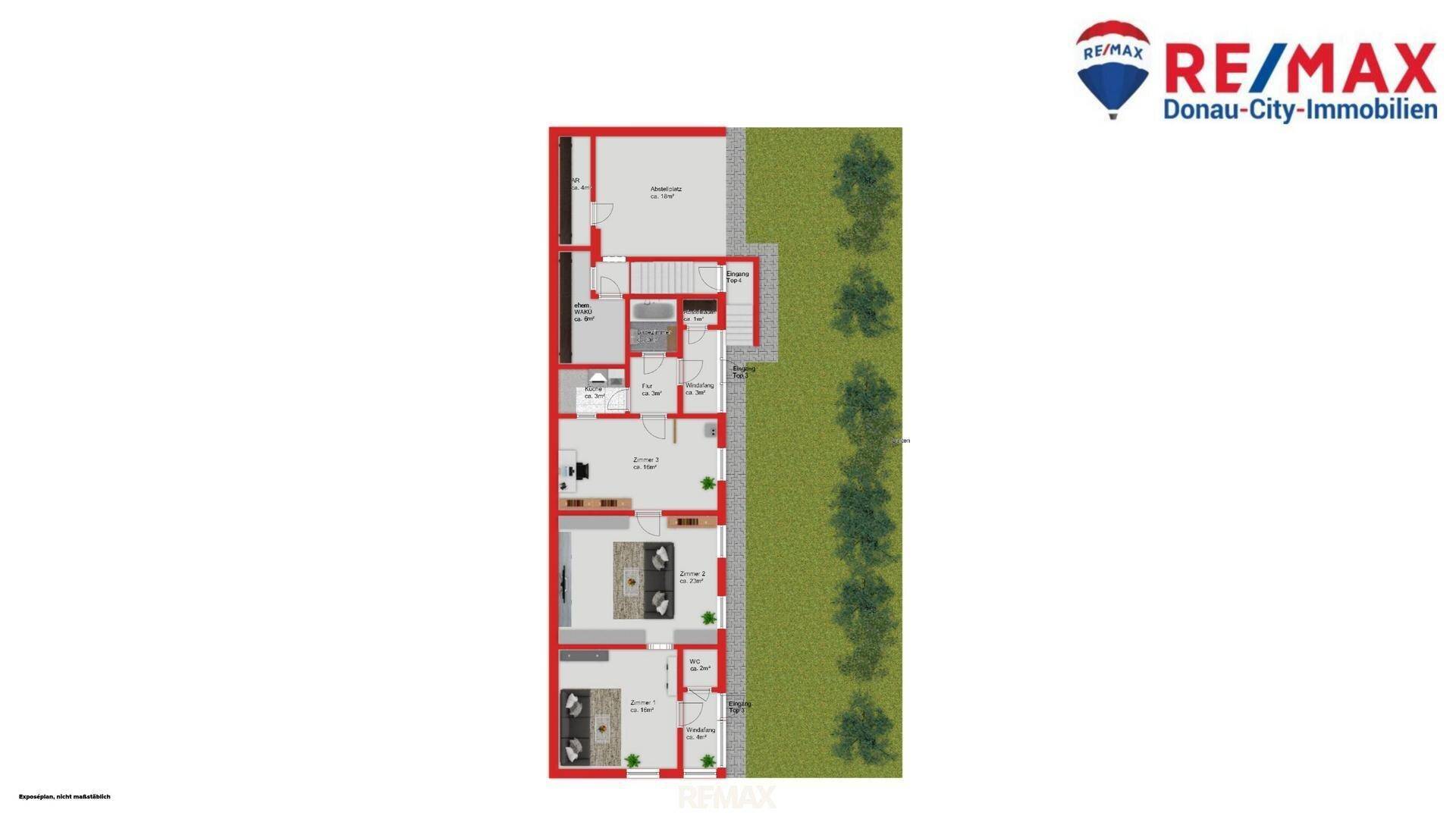 Plan Erdgeschoss