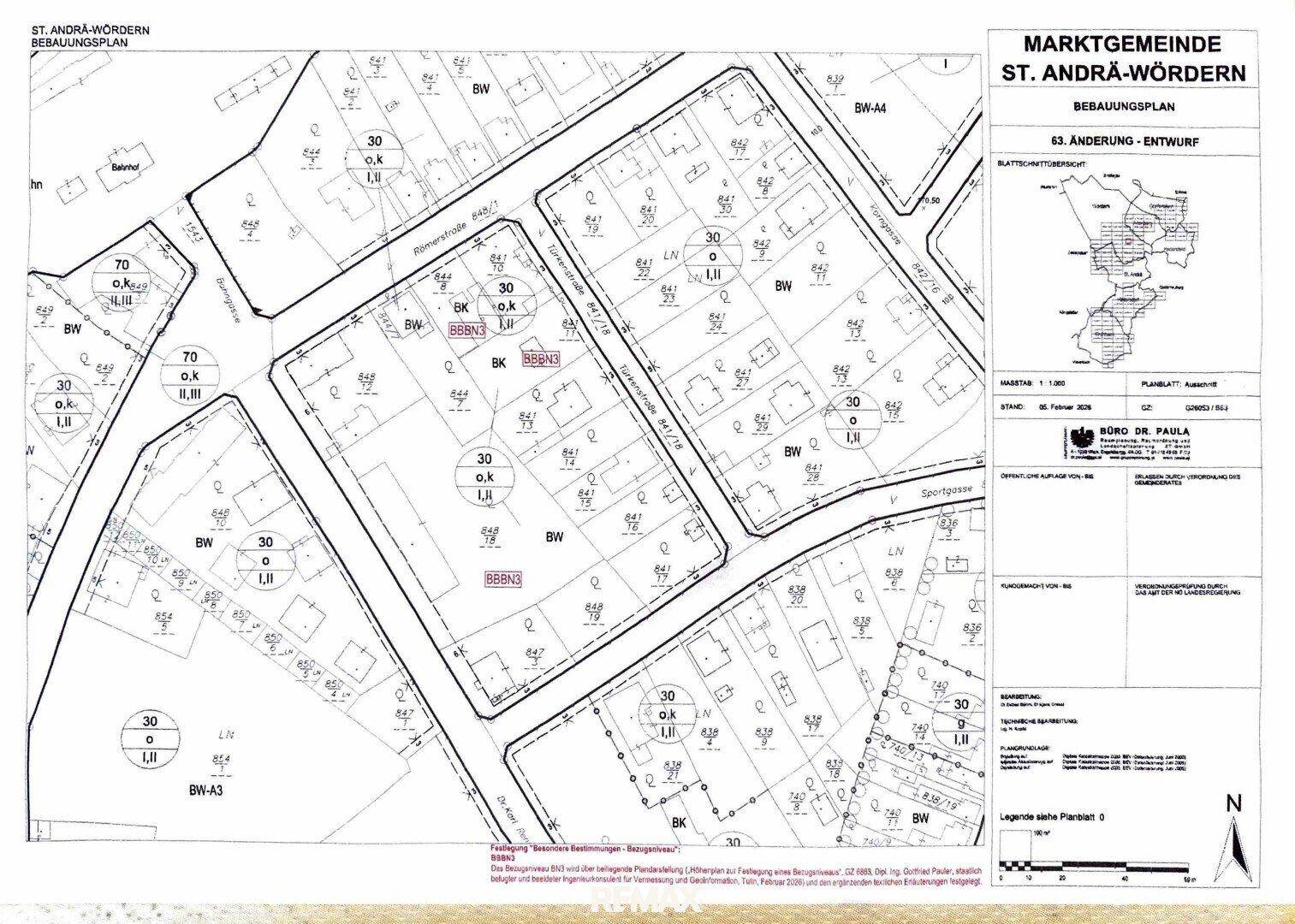 51 Bebauungsplan