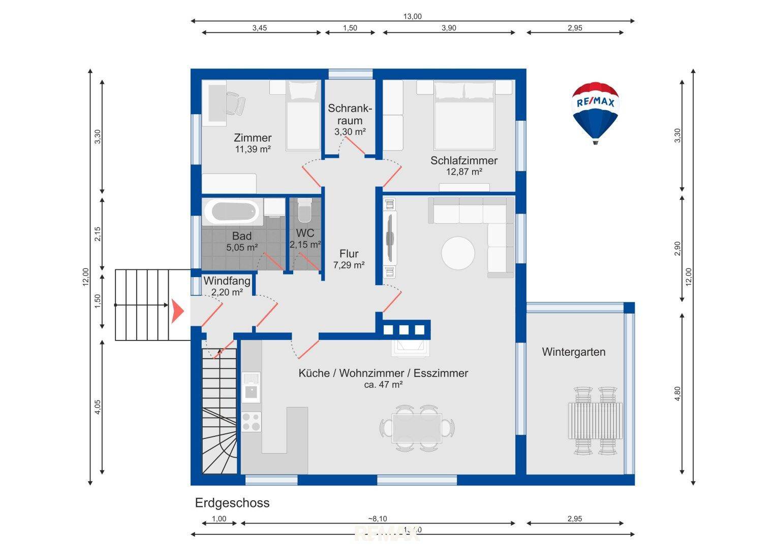 Grundriss EFH 2601 Sollenau