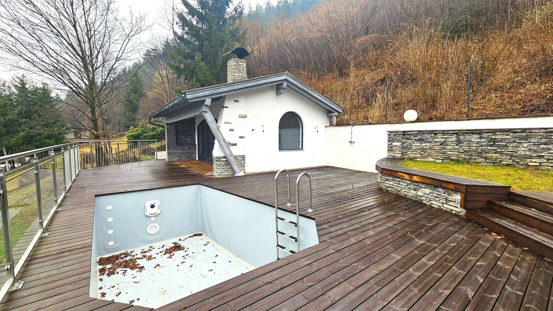 Poolhaus - Pool - Grill - Terrasse - Haus - Spittal - kaufen