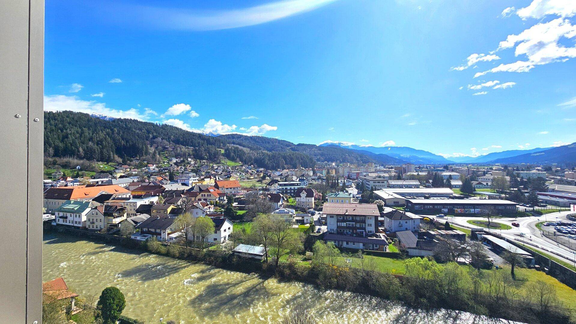 Aussicht - Loggia - Wohnung - mieten -Spittal