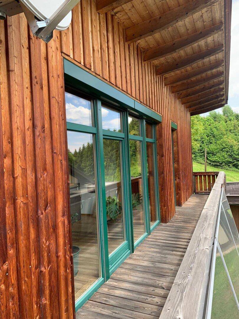 Seltenes Thoma Holz 100 Haus mit Hanfdämmung und Lehmputz mit Wand und Bodenheizung - zu verkaufen für € 499 000.- - Widok 2