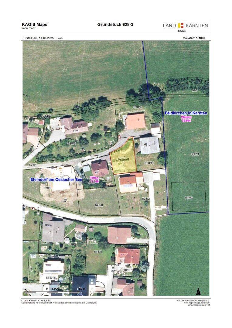Baugrundstück ohne Verpflichtung, mit Bergblick in Apetig / Steindorf - am Ossiacher See! Nur 69.000 €! – pohled 4