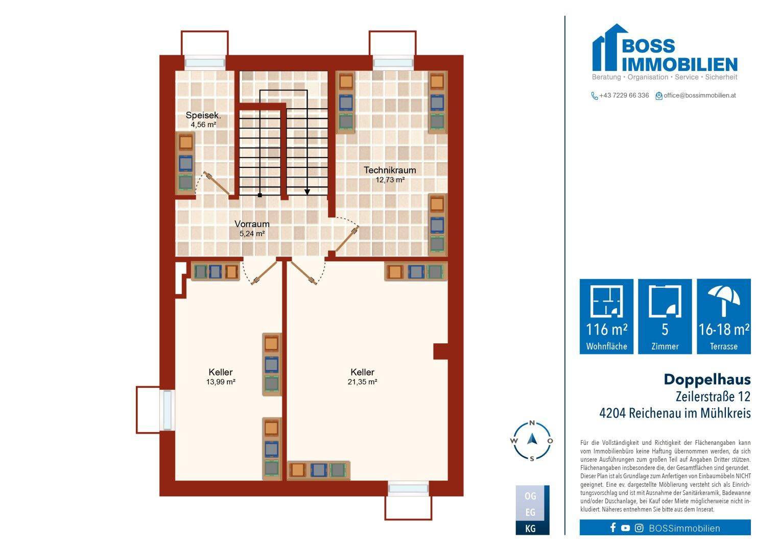 Grundriss Zeilerstraße 12_rechtes Haus_KG