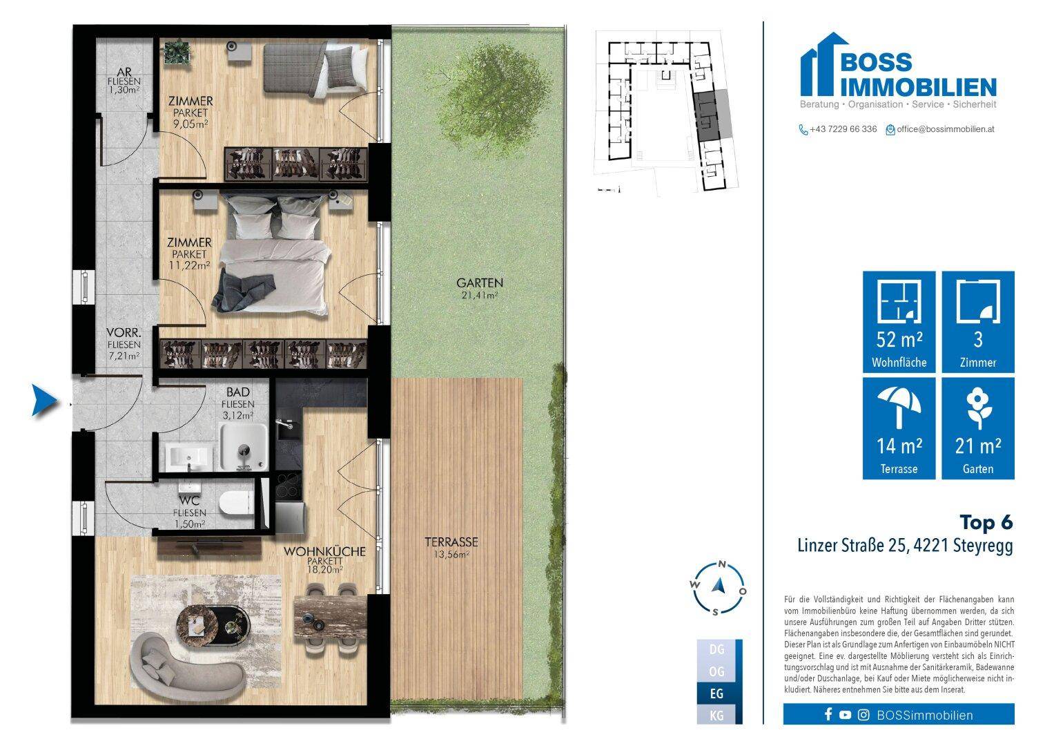 Grundriss Linzerstraße 25, 4221 Steyregg_Top6