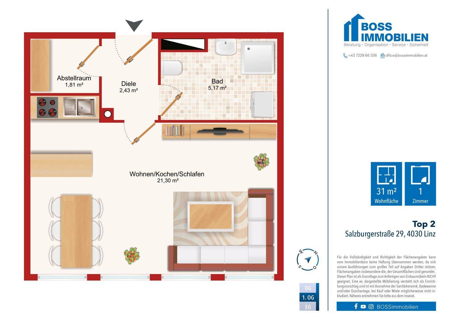 Grundriss Salzburgerstr. 29_Top 2