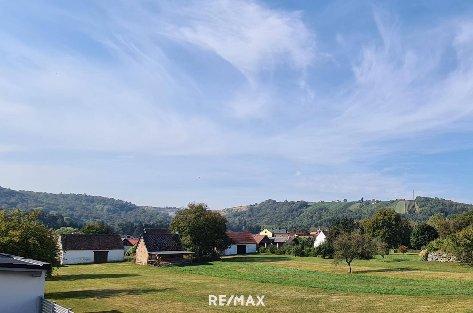 Aussicht vom Balkon