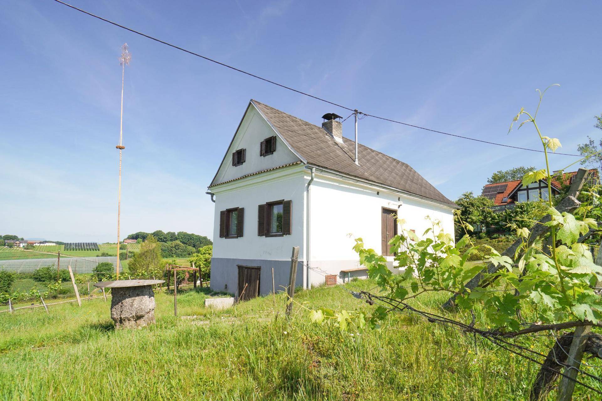 Traumhafte Liegenschaft mit Kellerstöckl und Blick auf die Riegersburg - Ansicht 2