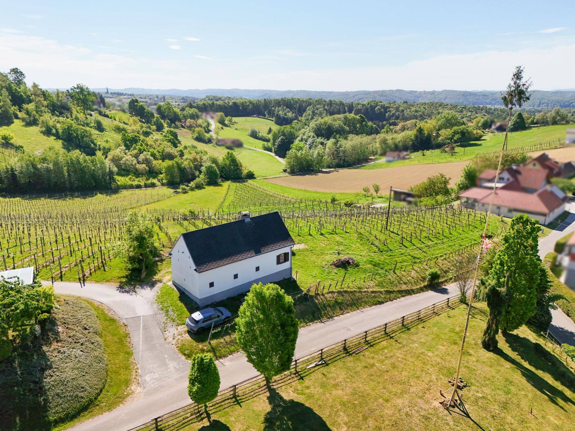 Traumhafte Liegenschaft mit Kellerstöckl und Blick auf die Riegersburg - Ansicht 4