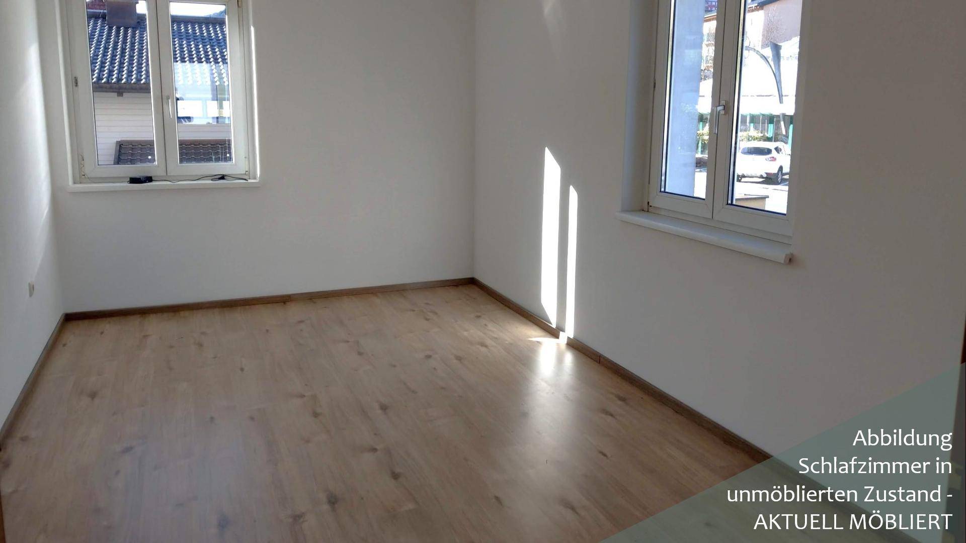 Schlafzimmer - unmöbliert