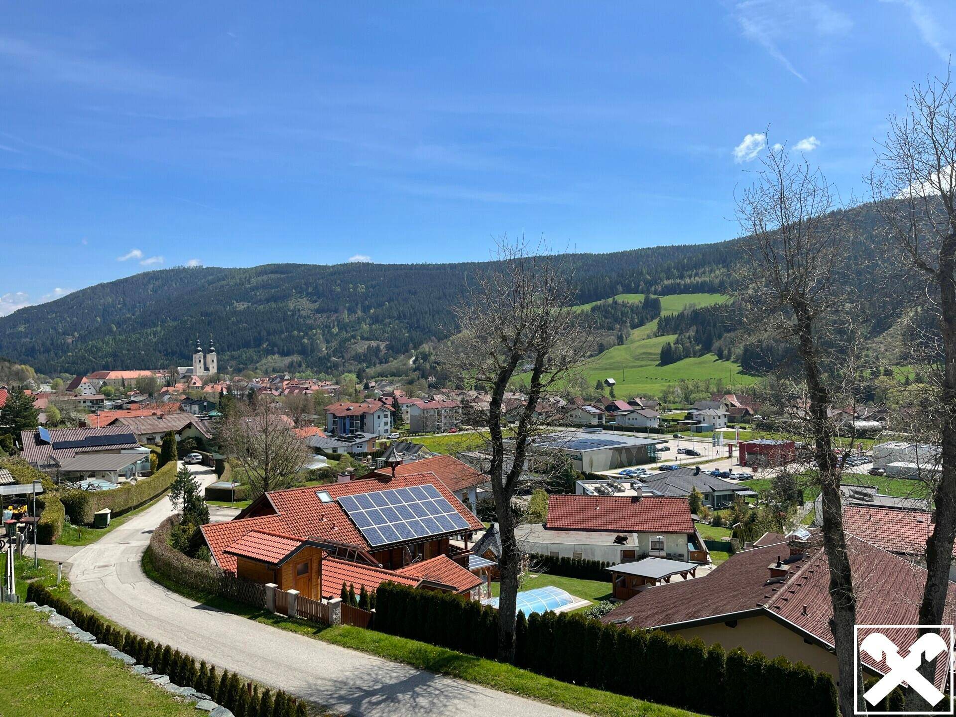 Blick vom Balkon - Dom zu Gurk