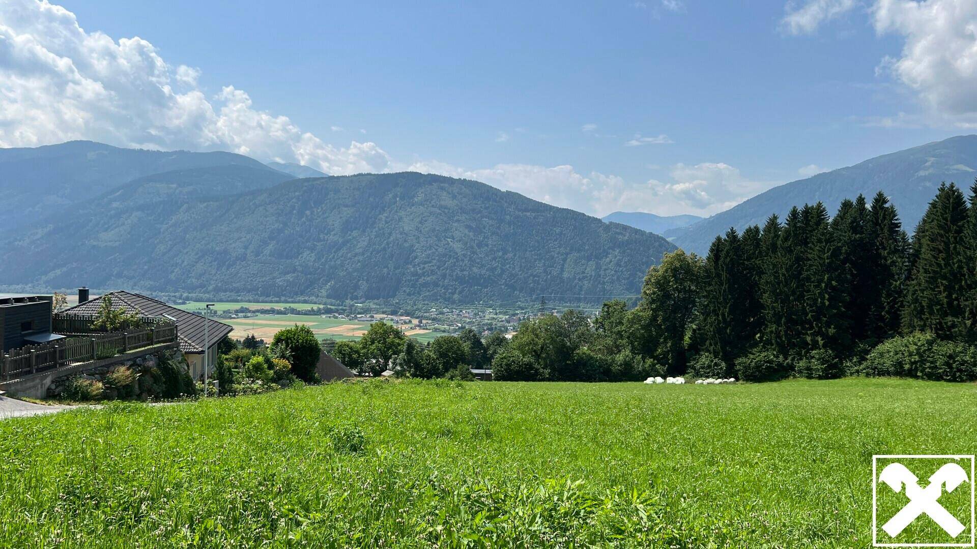 viel grün und Natur